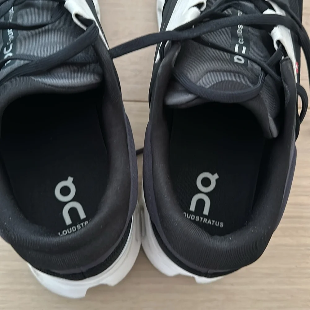 On Running CloudStratus Black Frost M US 11.5 - Picture 8 of 9